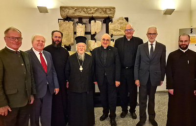 Peter Piffl-Percevic, Grigorios Larentzakis, Metropolit Arsenios Kardamakis, Patriarch Bartholomaios I., Bischof Wilhelm Krautwaschl, Christian Leibnitz, Alfons Kloss, Diakon Aetios.